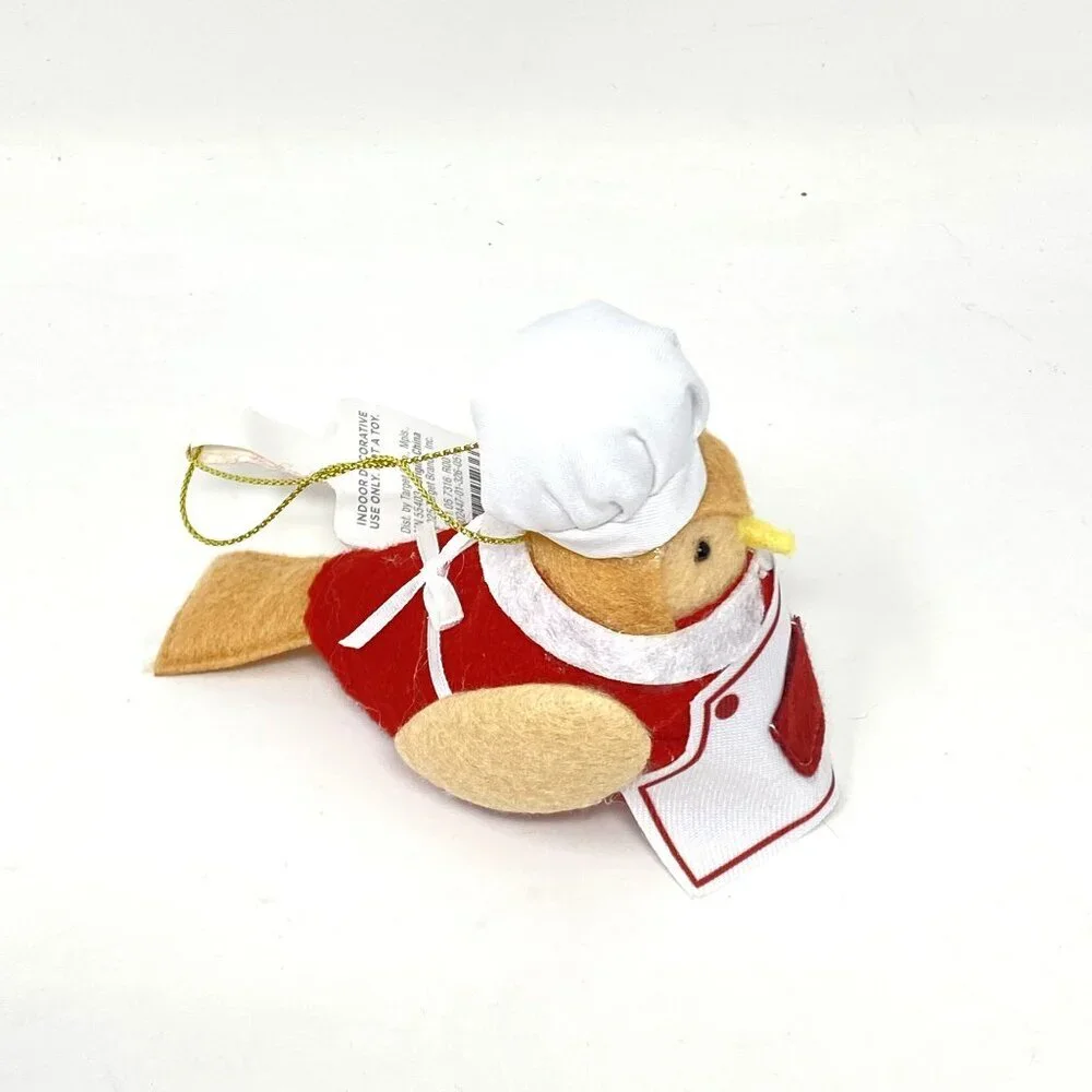 Target Christmas Fabric Chef Bird Ornament Wondershop™ Tree Decorations